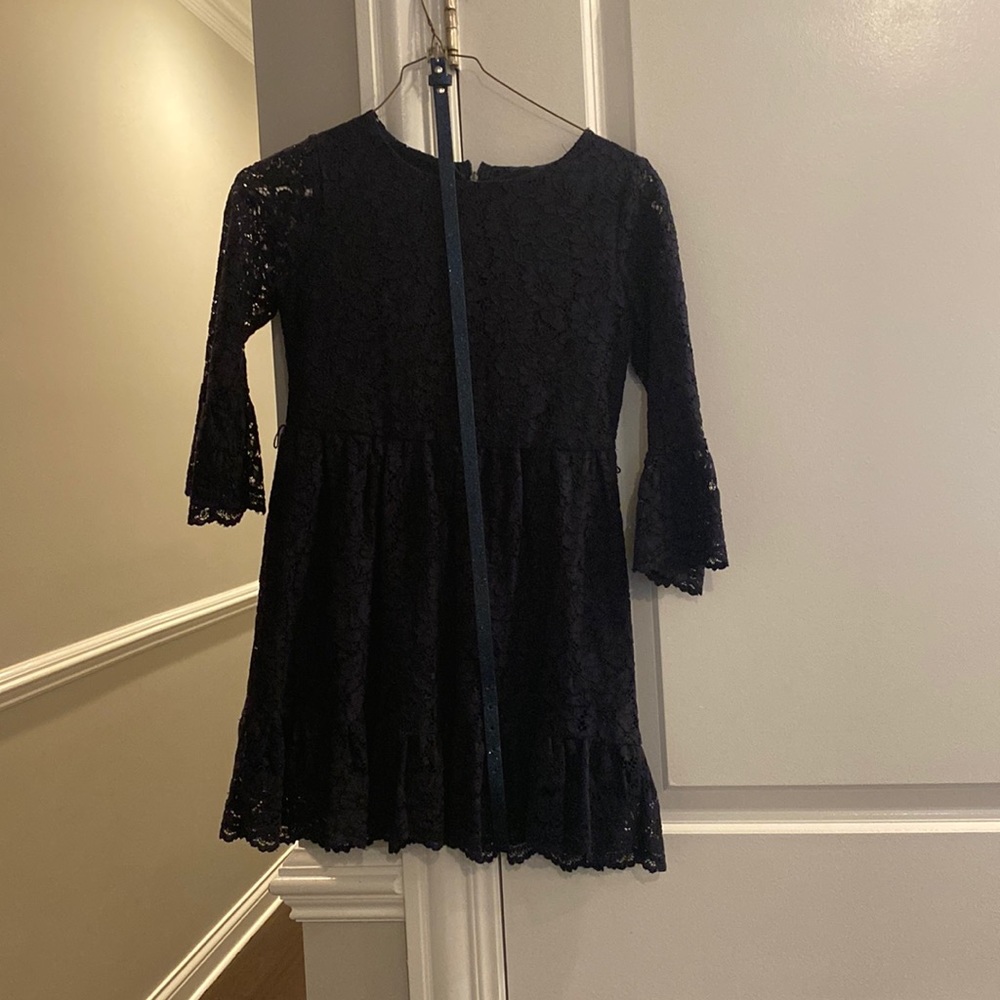 Mayoral girls navy lace dress